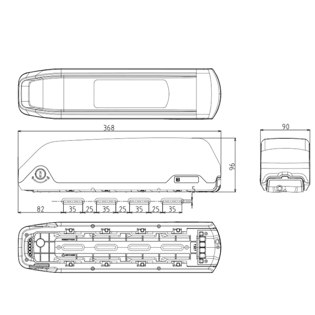 Kit Batería 36v 15ah EVE + Caja Desmontable