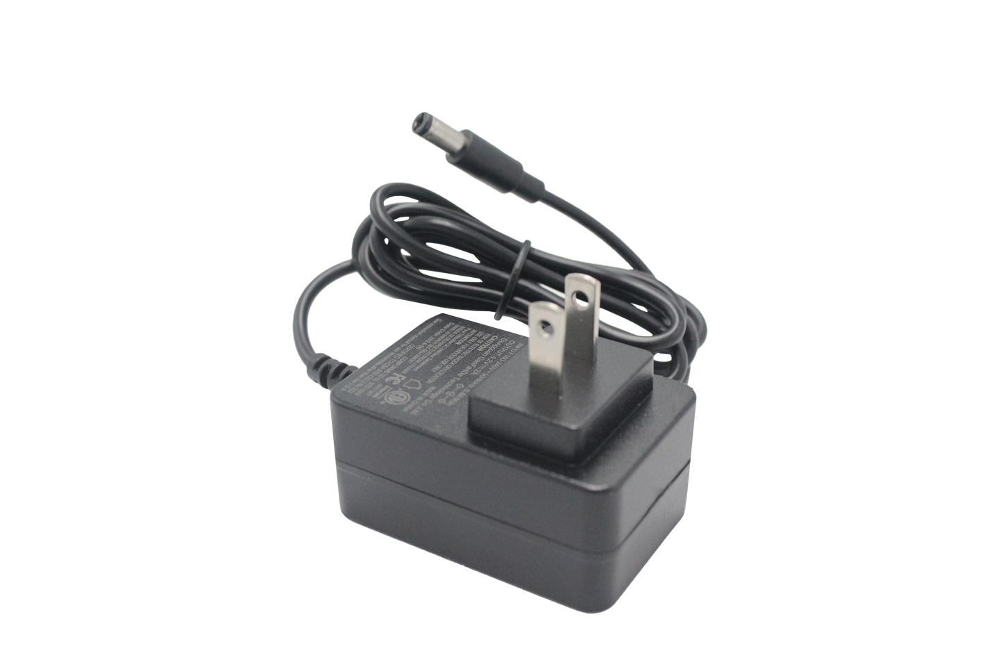 Cargador 2s 8.4v 2ah de Hyyvel color negro con el cable enrollado