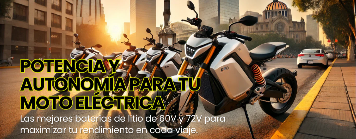 Hay varias motos en la portada de Hyvel, estas necesitan batería de litio