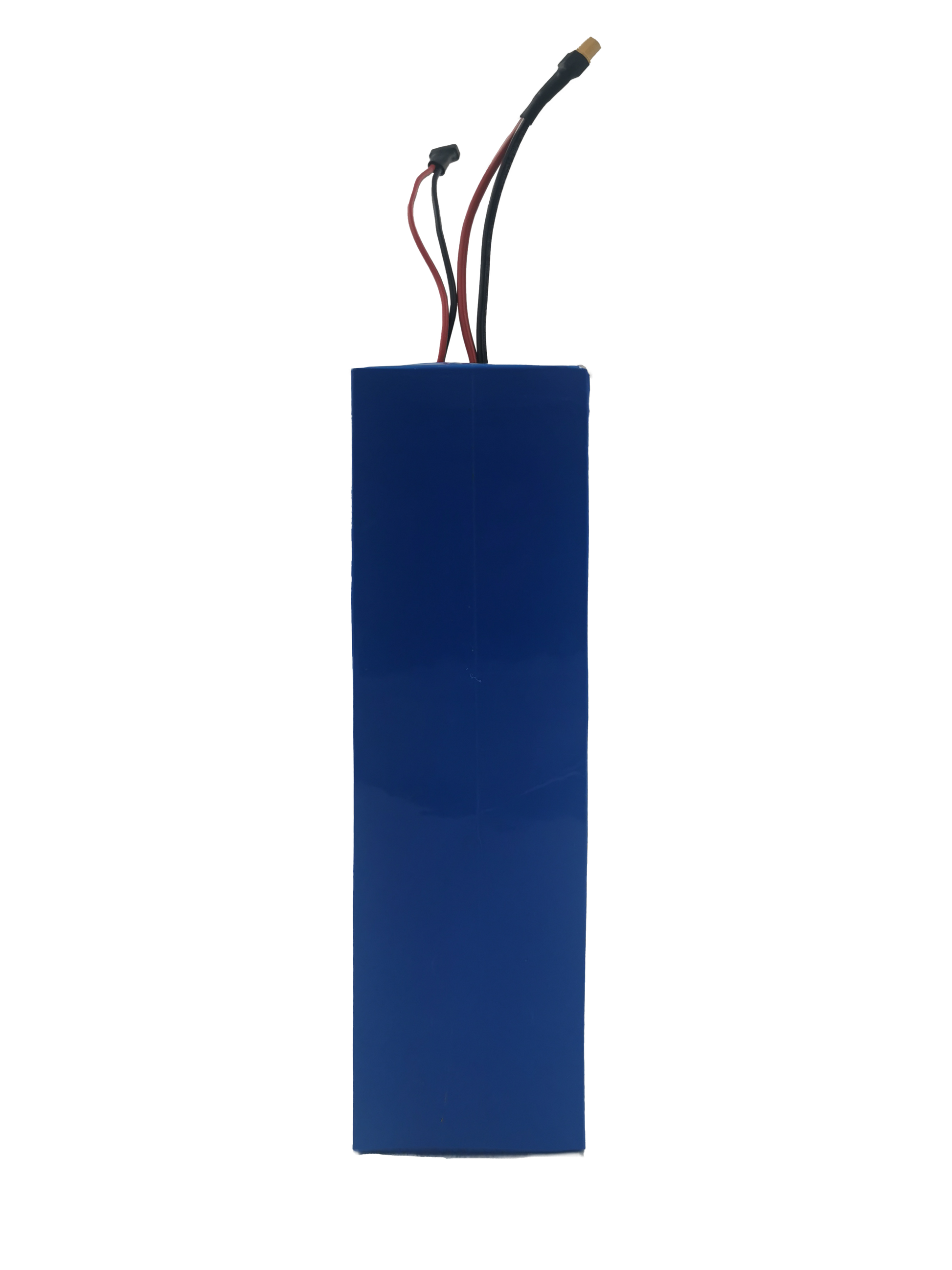 Vista de la Batería 48V 15Ah compatible con Honey Whale H3 en la parte superior con cables conectores.