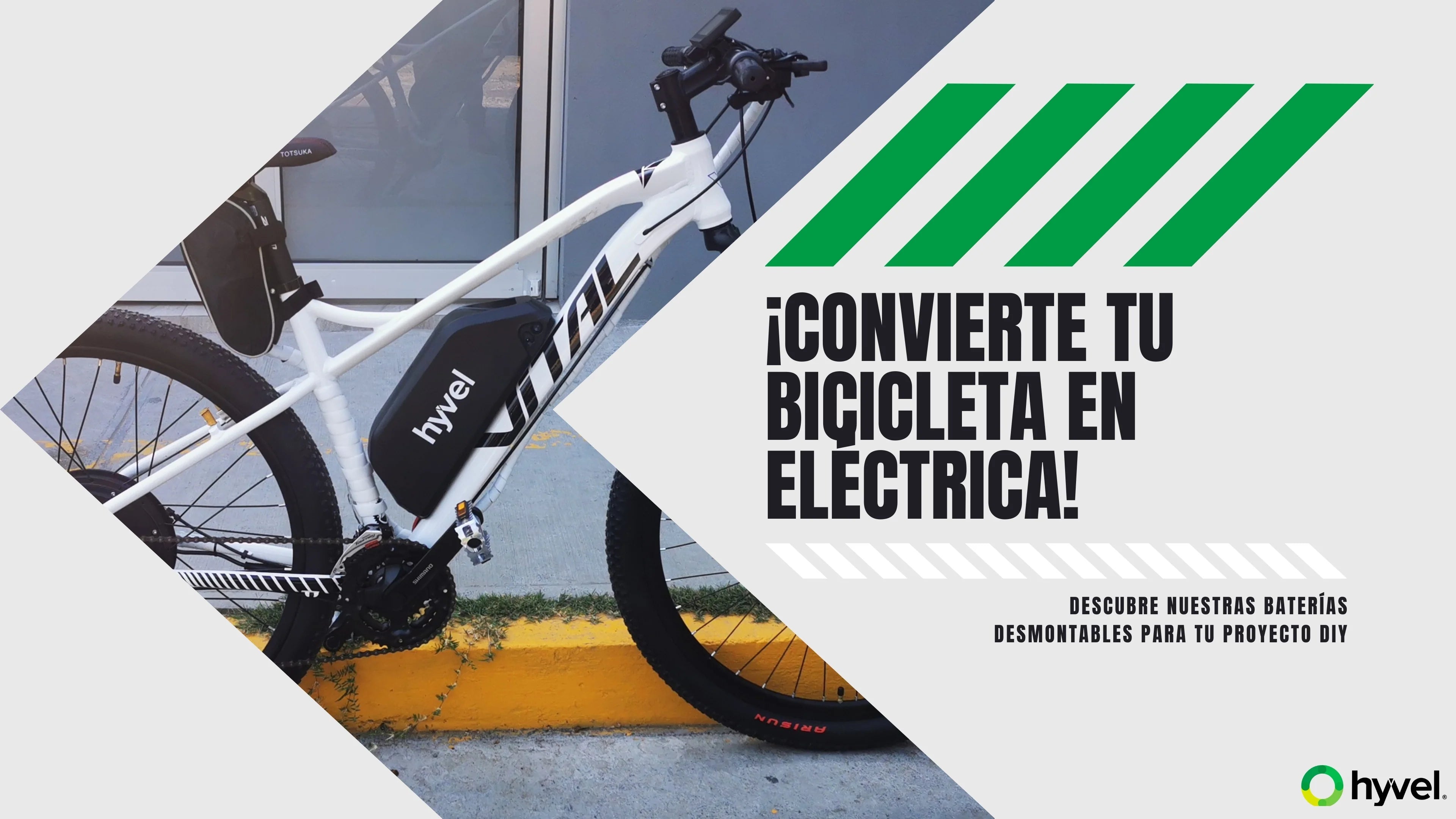Una bicicleta eléctrica que utiliza batería de litio, es la portada de Hyvel