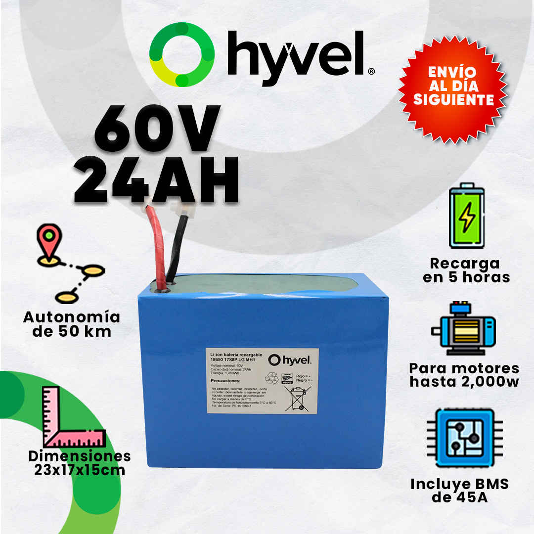 Batería 60V 24Ah