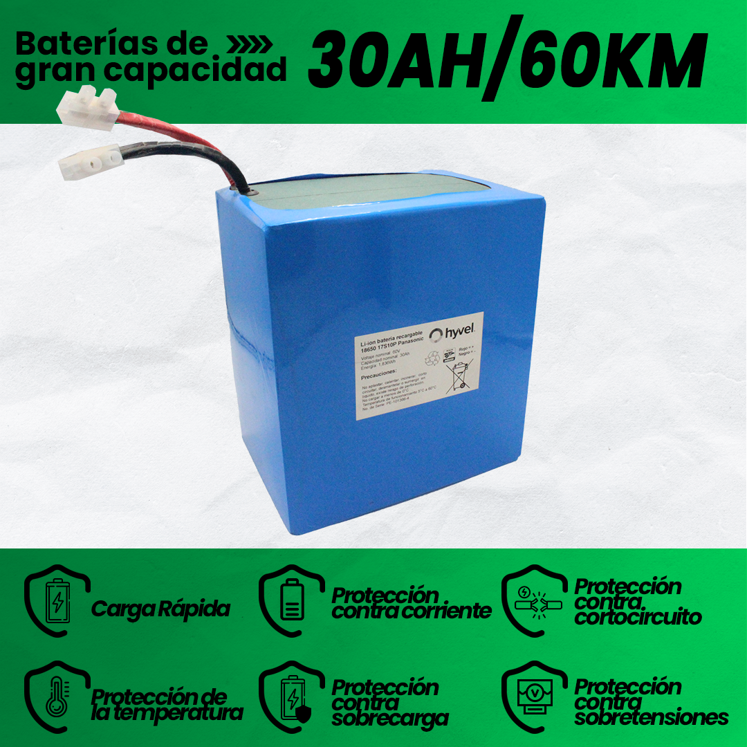Batería 60V 30Ah Panasonic
