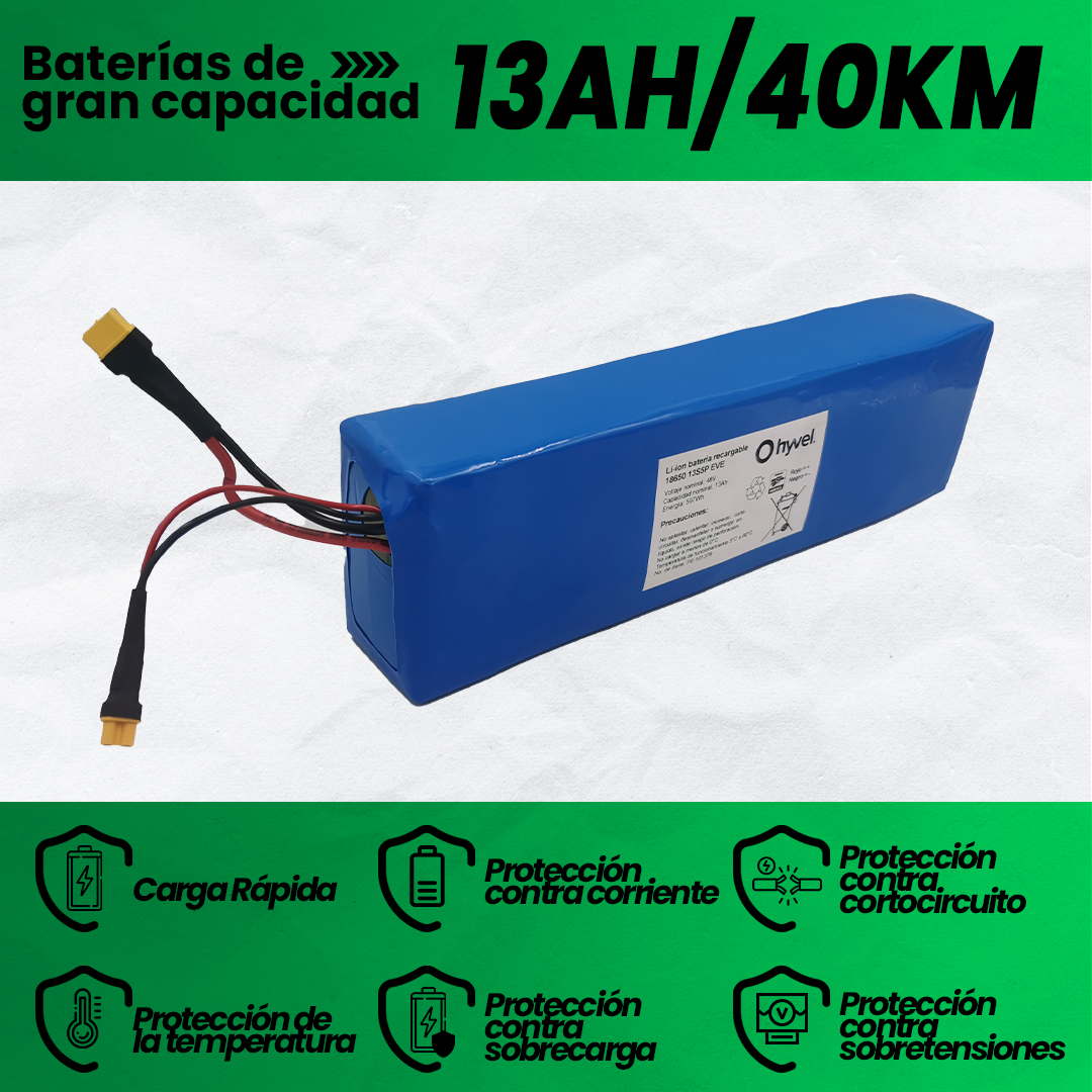 Batería 48V 13Ah para Scooter