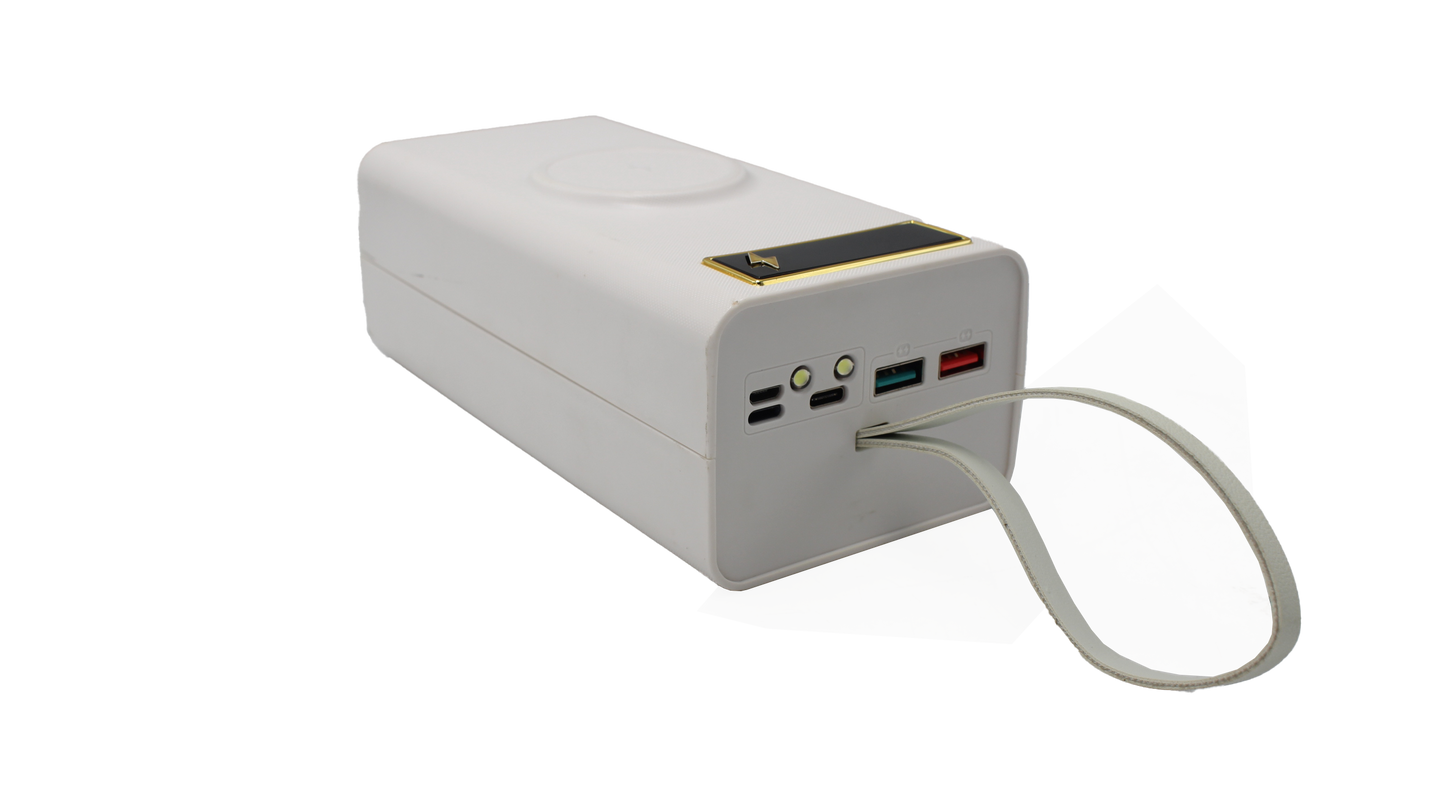 Powerbank Carga Rápida Inalambrica 63,000 mAh