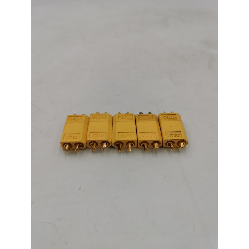 Conector Xt60 5 Pares Macho Y Hembra