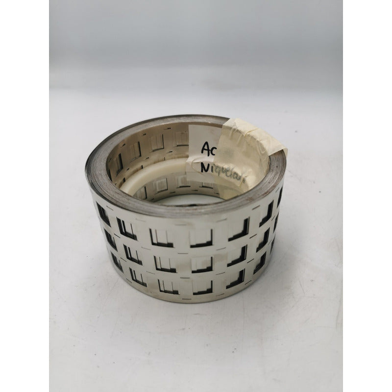 Tira Cuadruple Acero Niquelado 4 Metros 0.15x62.5mm