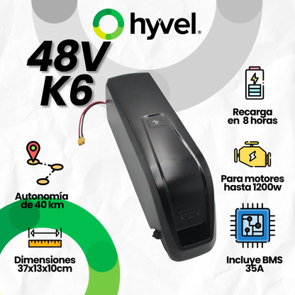 Kit Batería 48V 15Ah compatible con Honey Whale K6