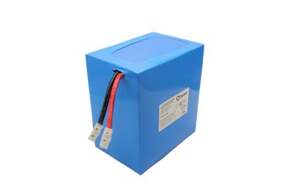 Especificaciones técnicas de la batería 60V 30Ah Panasonic mostradas con iconos en forma de escudo, resaltando máxima seguridad y calidad.
