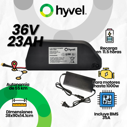 Batería 36V Desmontable para Bicicleta Eléctrica