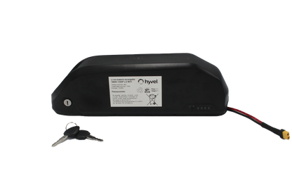 Diagrama descriptivo del Kit Batería 48v 13ah EVE + Caja Desmontable + Cargador 2a 
