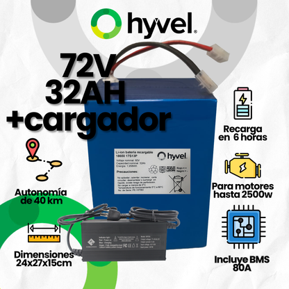 Batería 72V