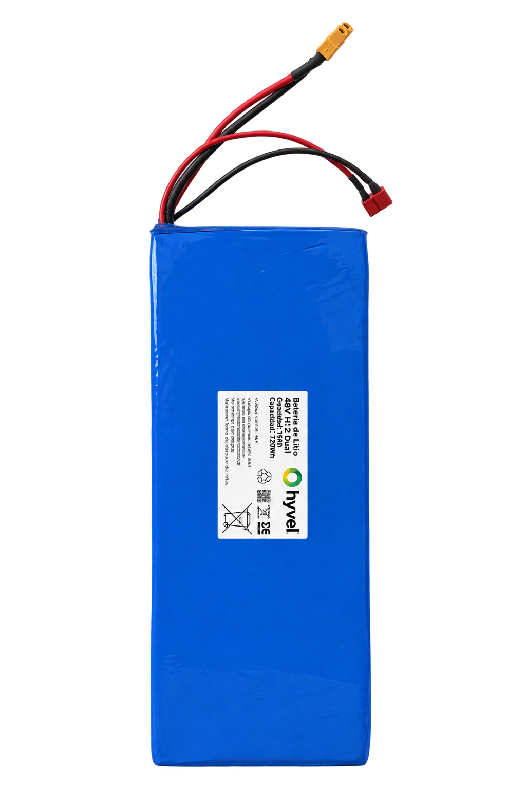 Batería 48V 18Ah compatible con Honey Whale H2 DUAL