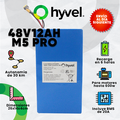 Batería 48V 12Ah Panasonic M5 PRO