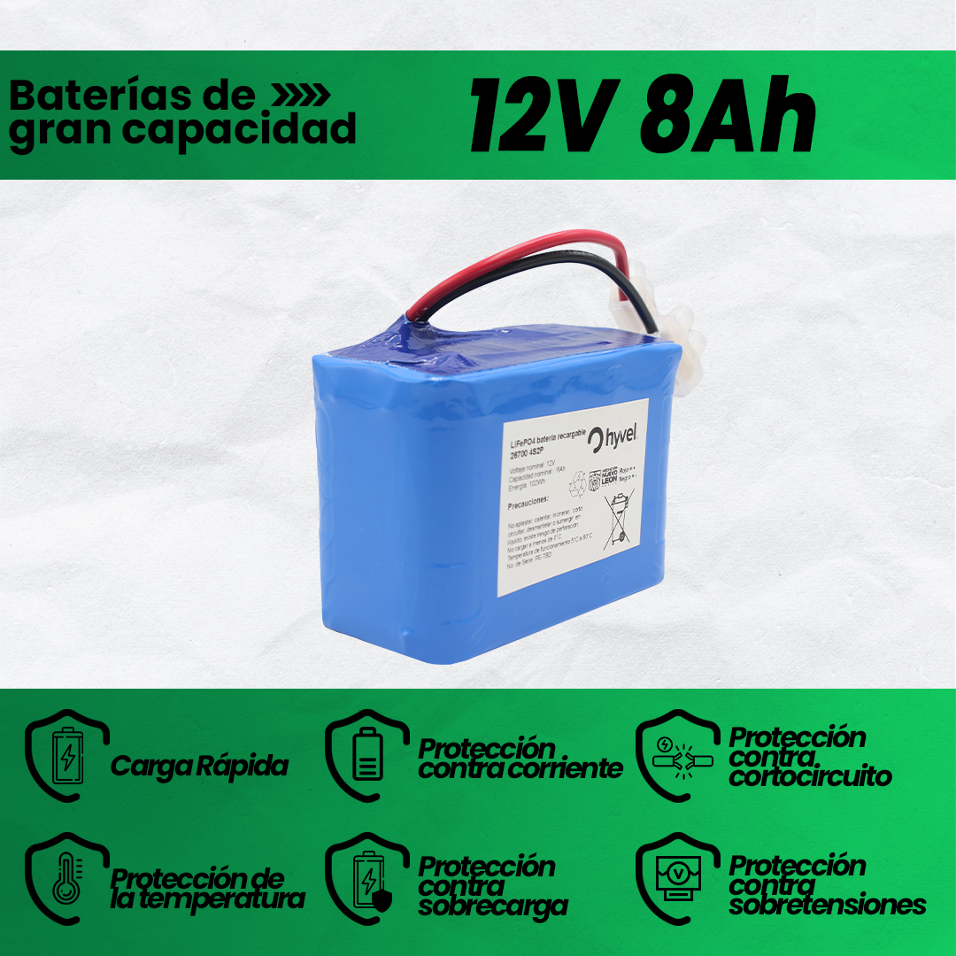 Batería 12V para Carrito Montable Infantil Litio LiFePO4