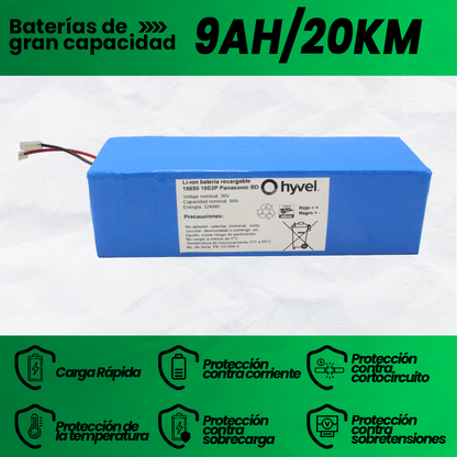 Batería 36V 9Ah Panasonic