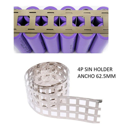 Tira Cuadruple Acero Niquelado 4 Metros 0.15x62.5mm
