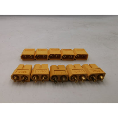 Conector Xt60 5 Pares Macho Y Hembra